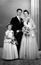 1957-12-24 trouwfoto Wim Stam en Nel Warnaar