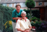 1995 Tinus & Annie Verbraeken in de achtertuin