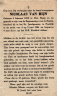 1964-06-05 Nicolaas van Rijn - bidprentje