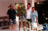 1980 Theo, Rien, Niek en Francien in Indonesie